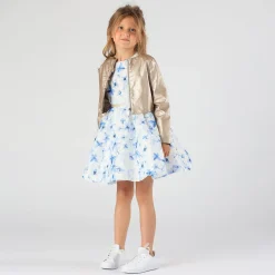 Giacchino in ecopelle da bambina