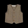Gilet a quadri bambino