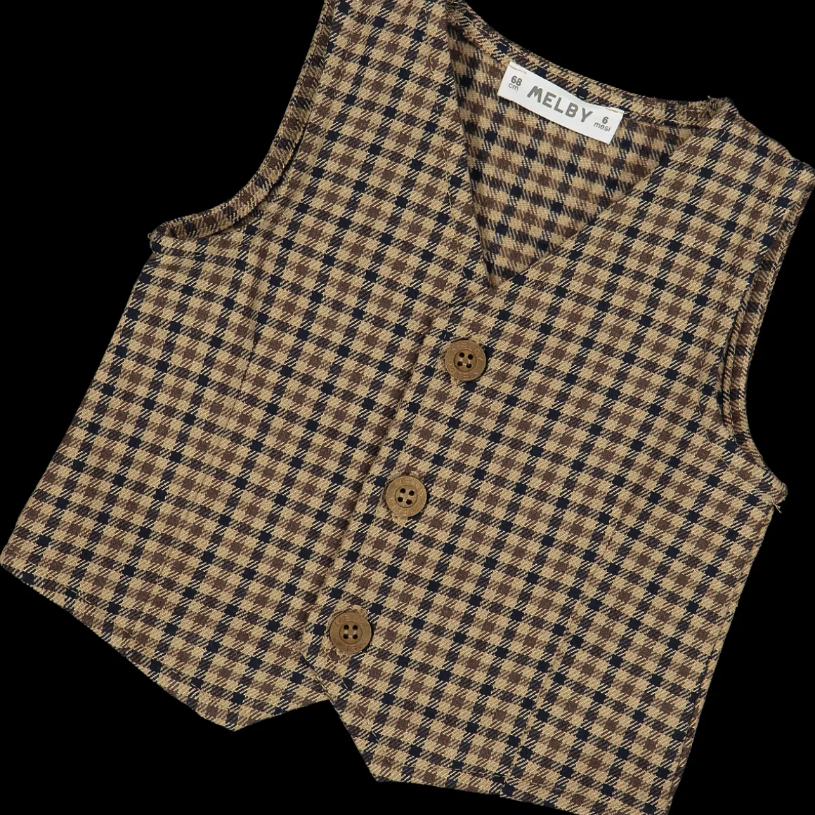 Gilet a quadri bambino