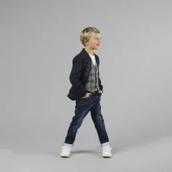 Gilet a quadri per bambino