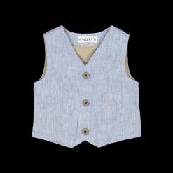 Gilet azzurro per neonato
