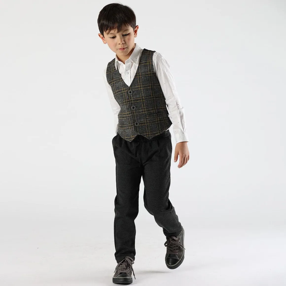 Gilet bambino in felpa