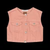 Gilet boxy per bambina