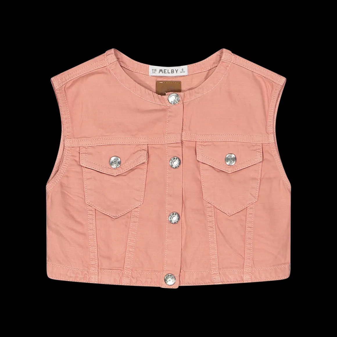 Gilet boxy per bambina