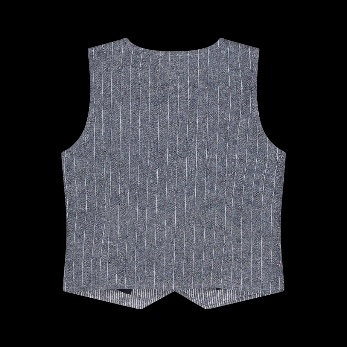 Gilet da bambino in tessuto rigato