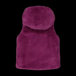 Gilet in ecopelliccia bambina