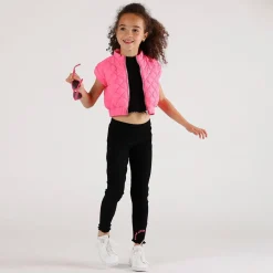 Gilet in nylon imbottito da bambina