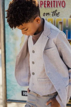 Gilet in punto Milano per bambino