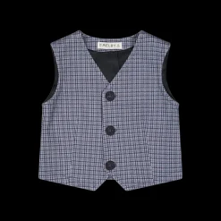Gilet pied de poule per bambino
