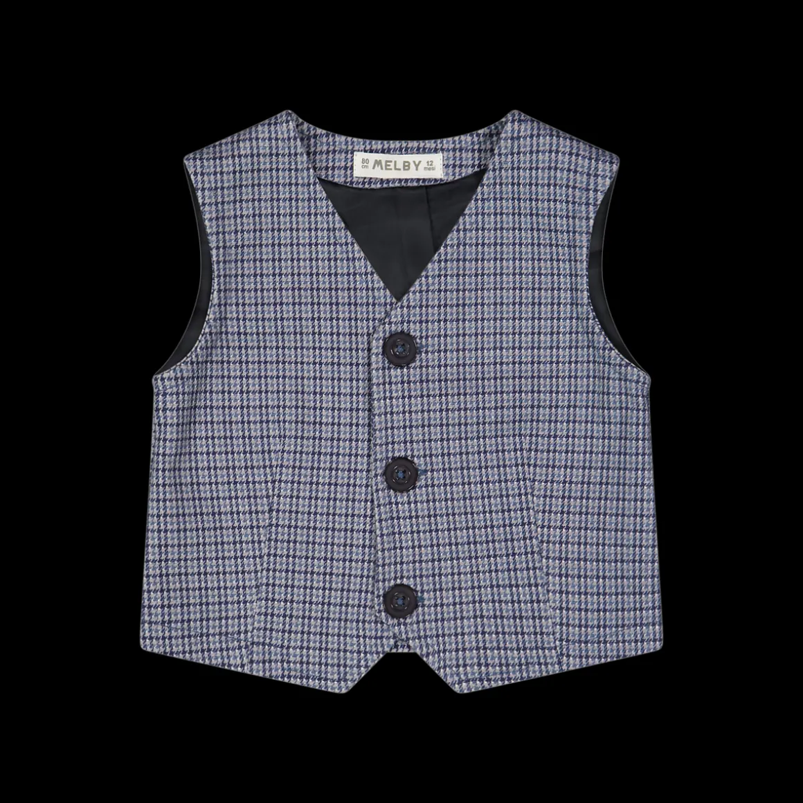 Gilet pied de poule per bambino