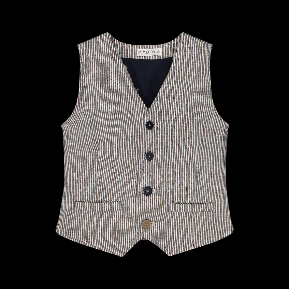 Gilet rigato per bambino