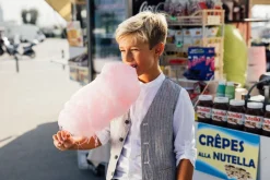 Gilet rigato per bambino