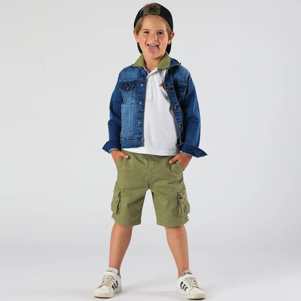 Giubbino in denim per bambino