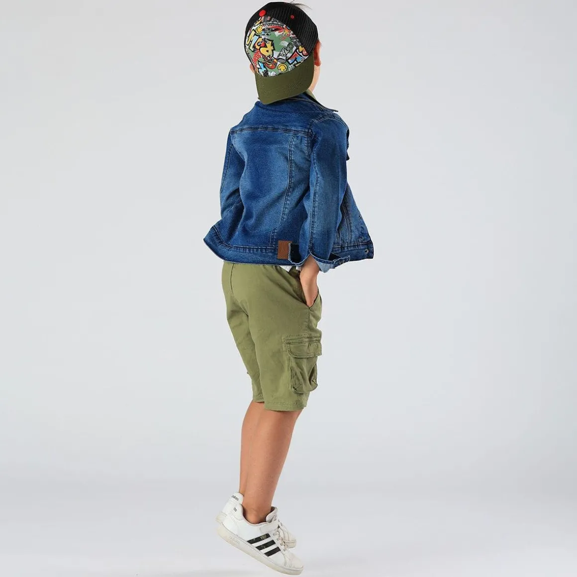 Giubbino in denim per bambino