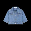Giubbino in denim stretch per neonato