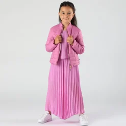 Giubbino in nylon imbottito da bambina