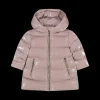 Giubbotto imbottito da bambina nylon lucido