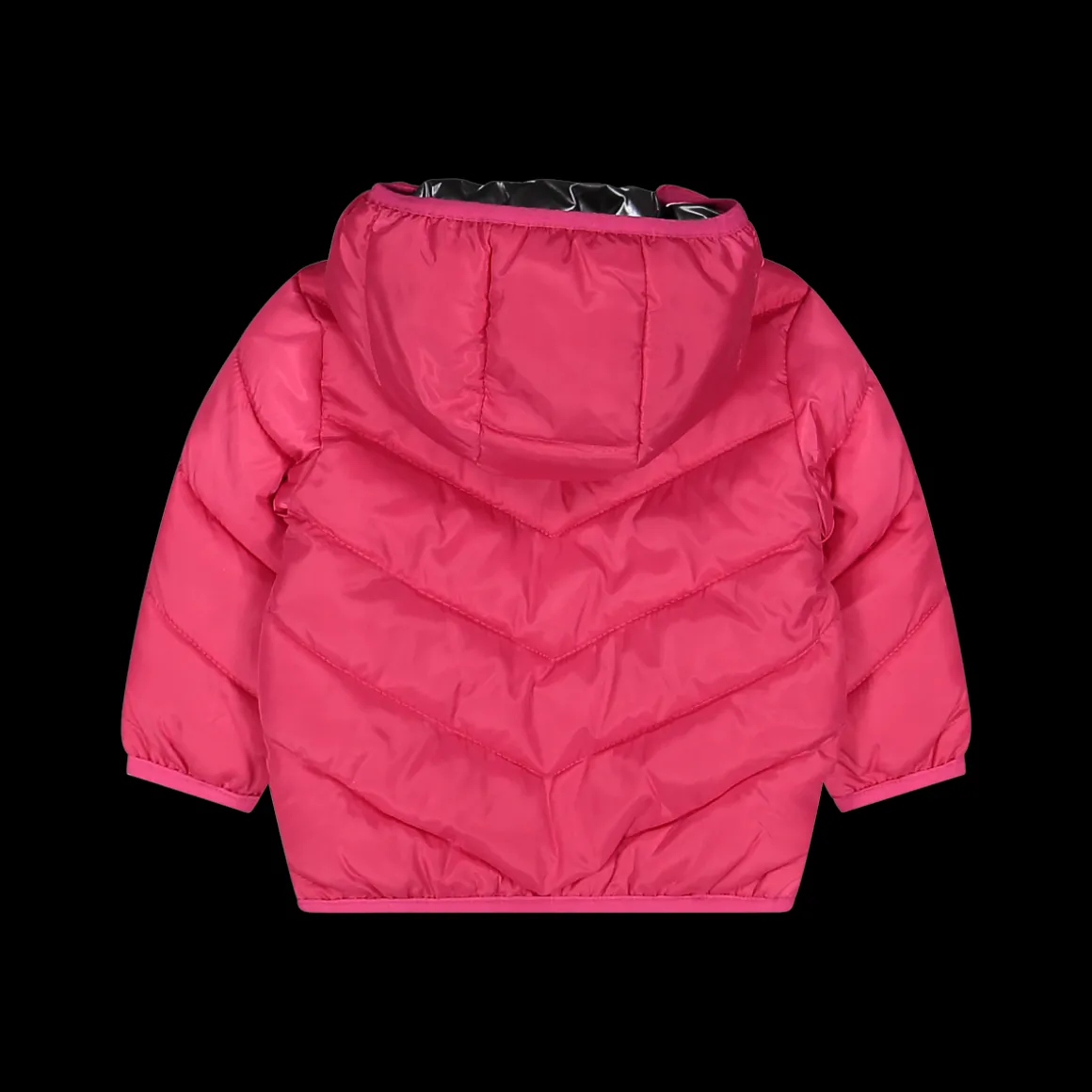 Giubbotto in nylon foderato in pile da bambina