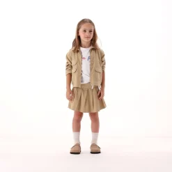 Gonna a pieghe per bambina