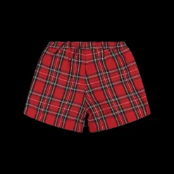 Gonna pantalone in fantasia scozzese da bambina