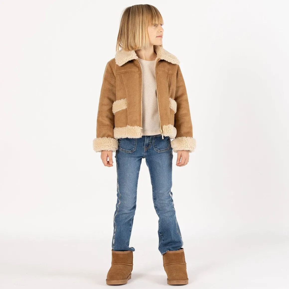 Jeans flare per ragazza