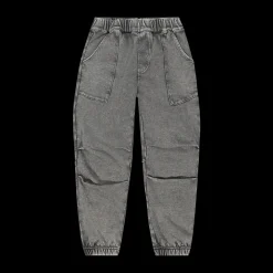 Joggers in felpa slavata per bambina
