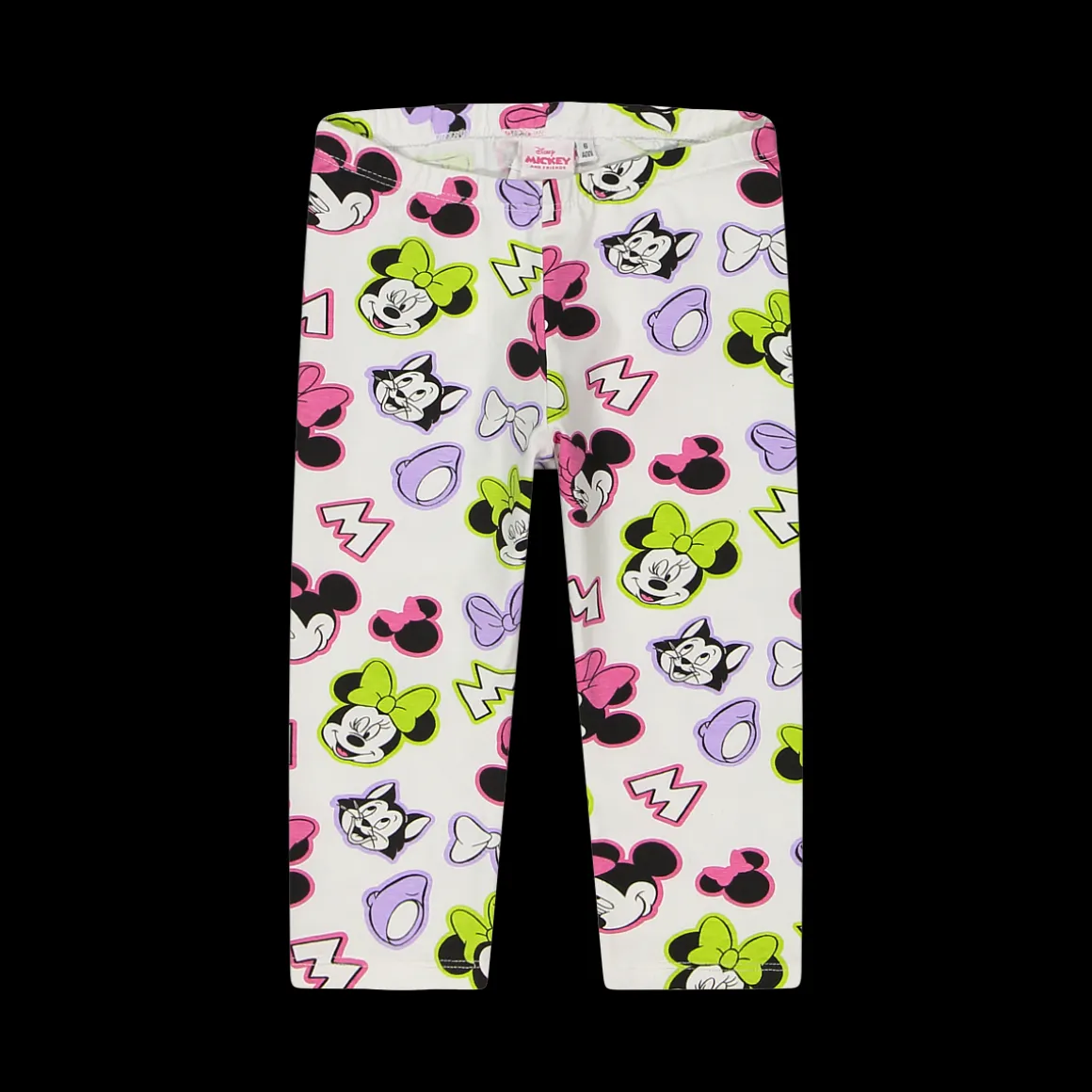 Leggings al ginocchio con stampa Disney da bambina