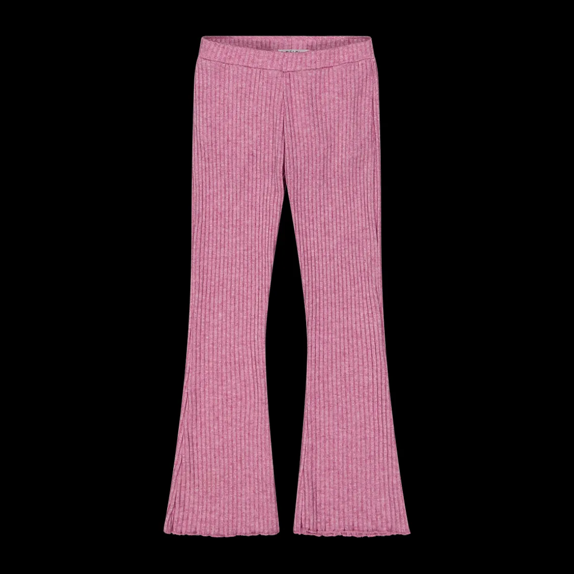 Leggings flare in costina per bambina