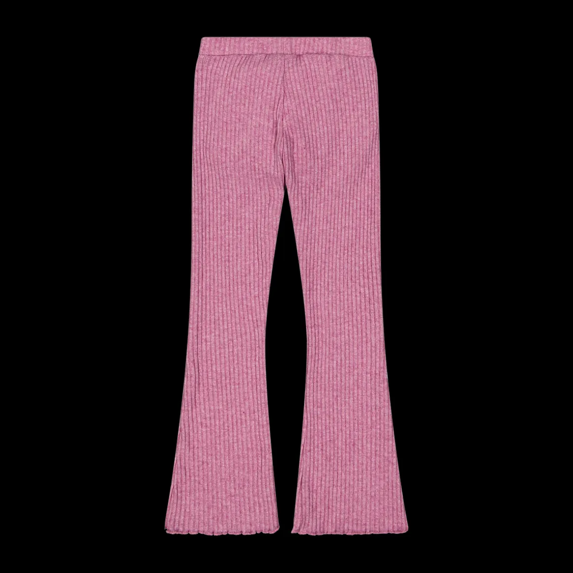 Leggings flare in costina per bambina