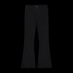 Leggings flare in costina per bambina