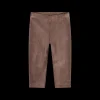 Leggings in ciniglia a coste per bambina