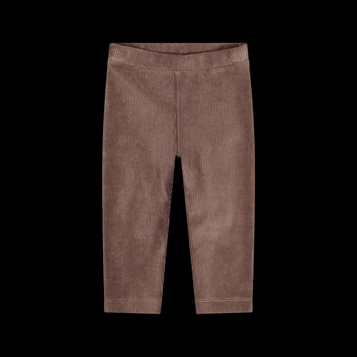 Leggings in ciniglia a coste per neonata