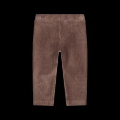 Leggings in ciniglia a coste per bambina