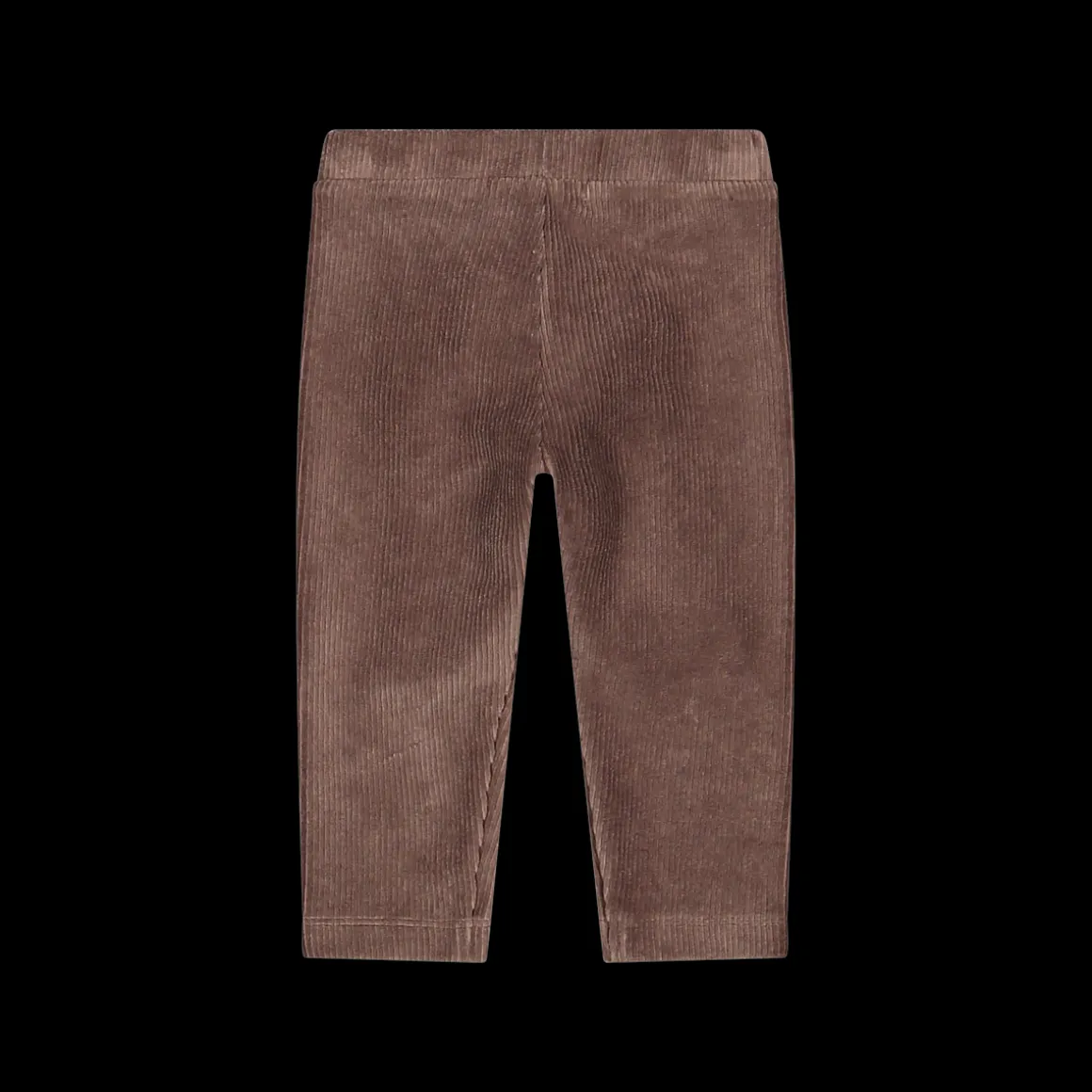 Leggings in ciniglia a coste per neonata