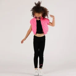Leggings in costina bambina