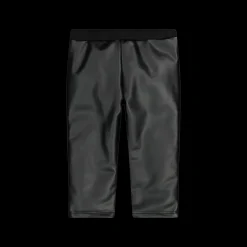 Leggings in ecopelle e felpa per neonata