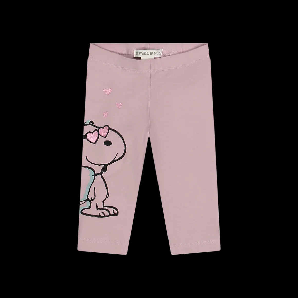 Leggings in jersey Snoopy da bambina