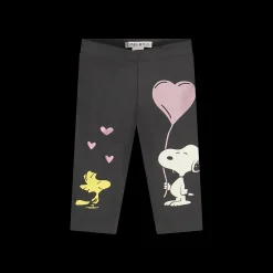 Leggings in jersey Snoopy da bambina