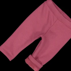 Leggings in tessuto caldo da bambina