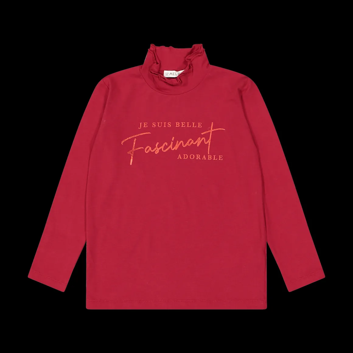 Maglia a collo alto per bambina