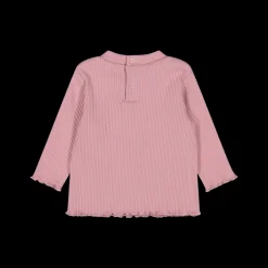 Maglia a costine da bambina