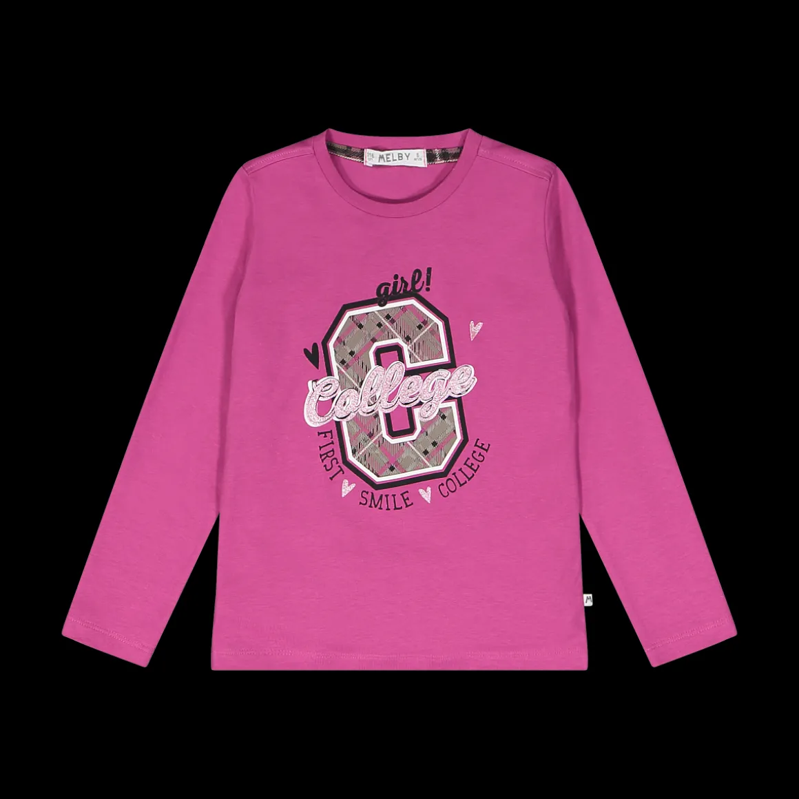 Maglia a manica lunga in jersey per bambina