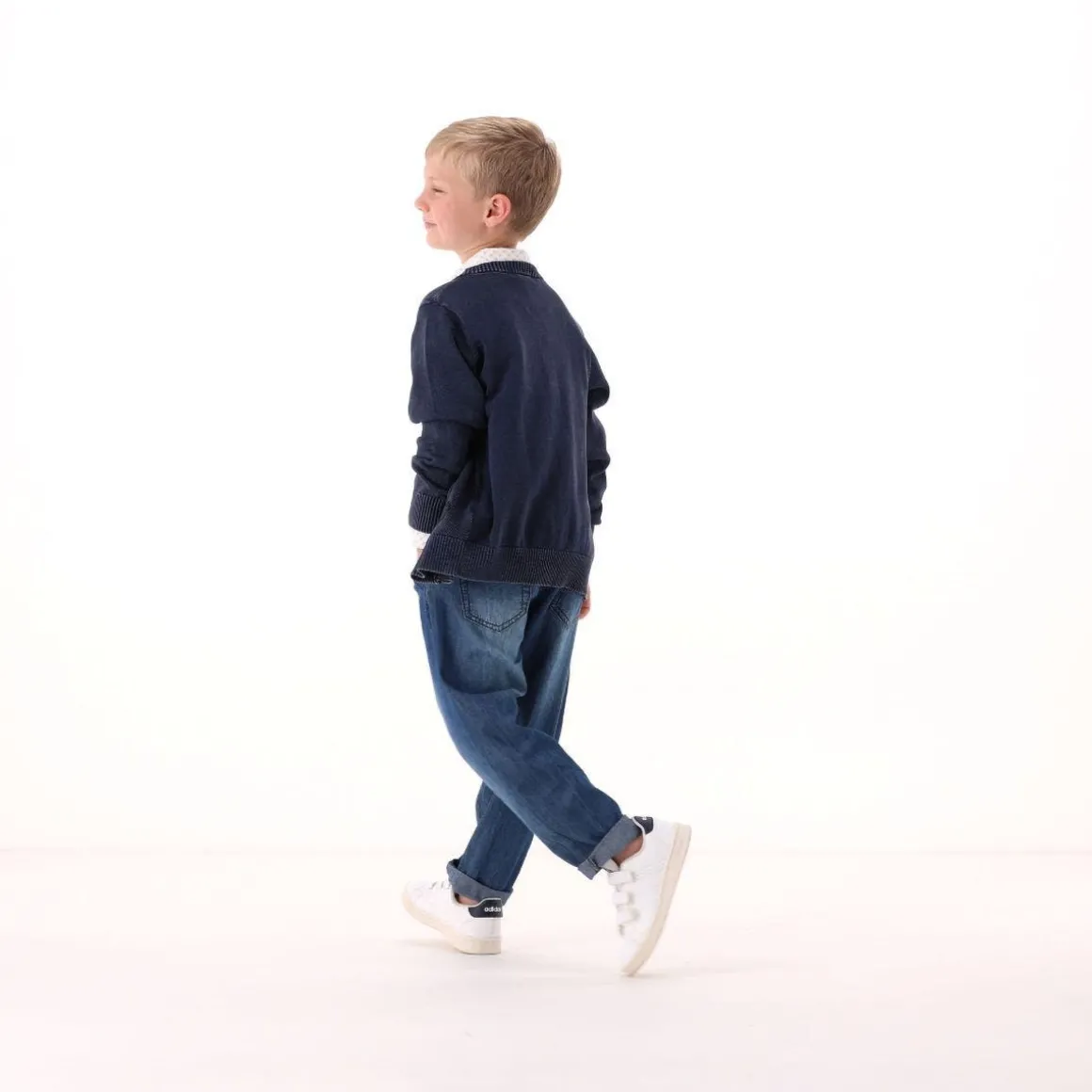 Maglia aperta in cotone per bambino