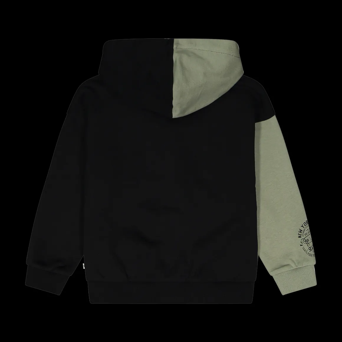 Maglia bicolore con cappuccio ragazzo