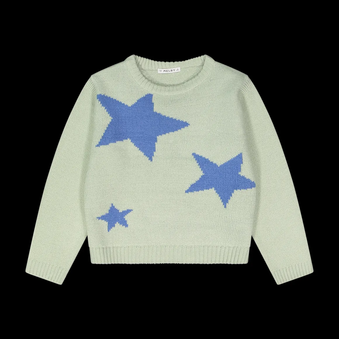 Maglia con jacquard a stelle per bambina
