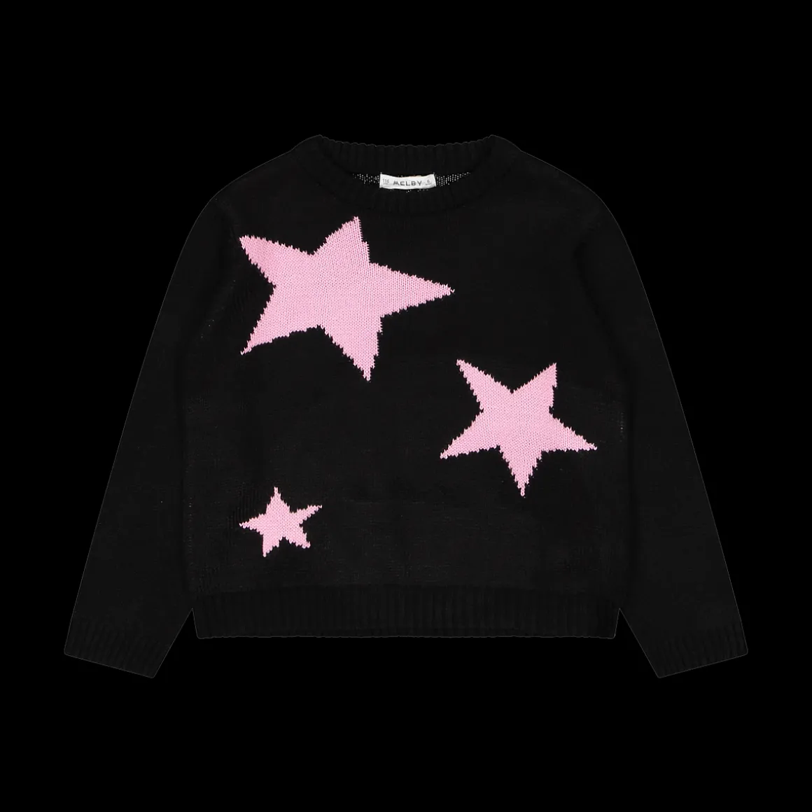 Maglia con jacquard a stelle per bambina
