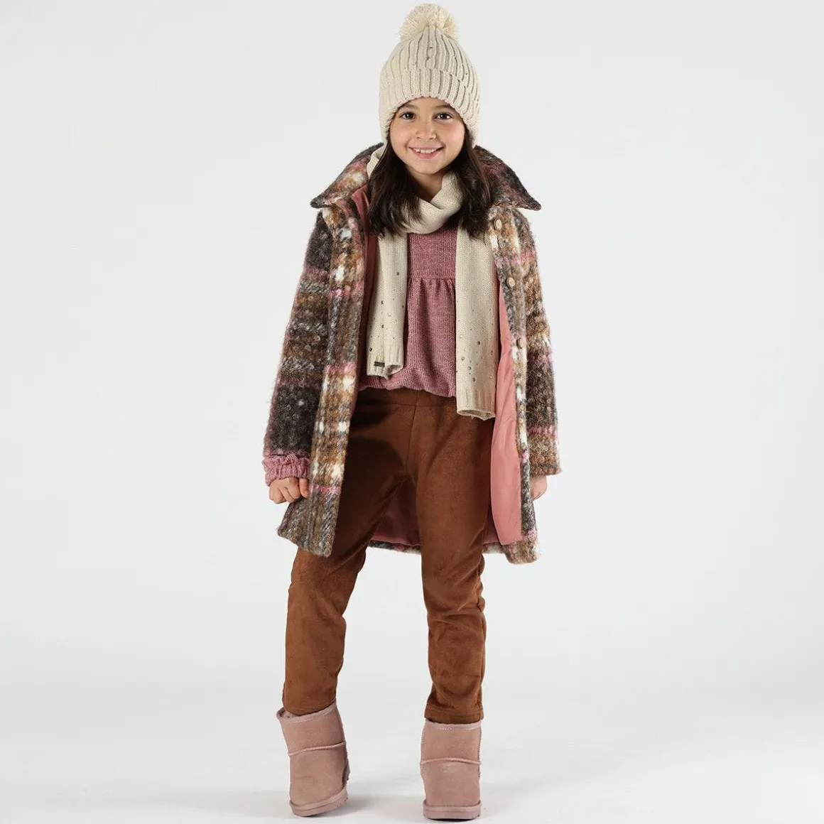 Maglia con lurex bambina