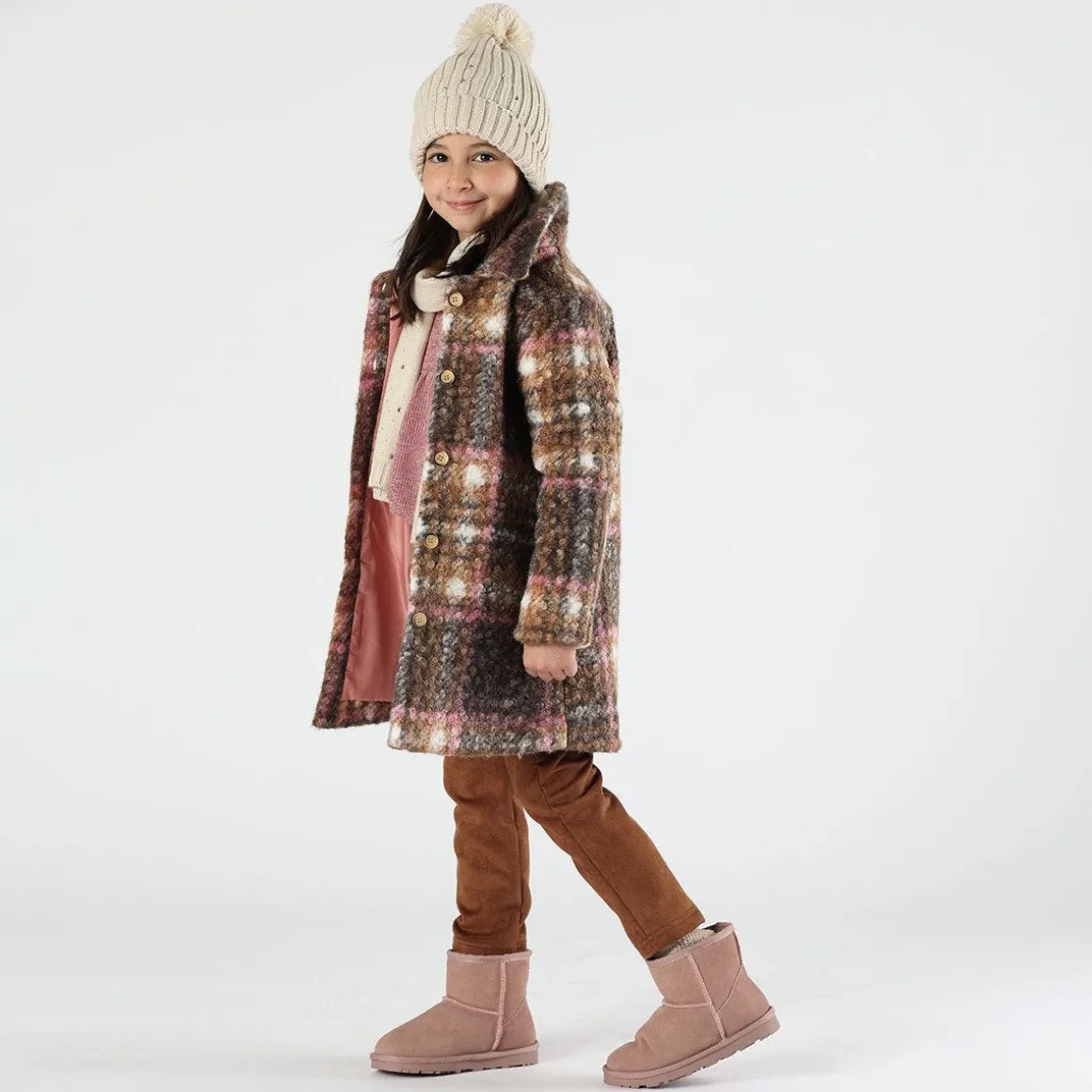 Maglia con lurex bambina