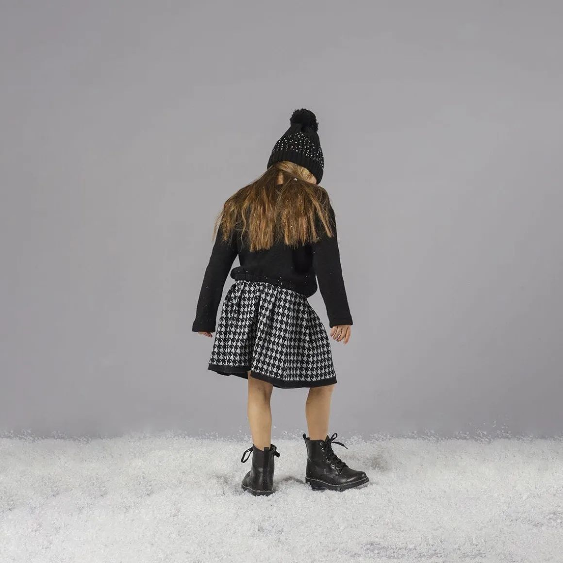 Maglia con scritta centrale per bambina