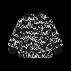 Maglia con scritte da neonata